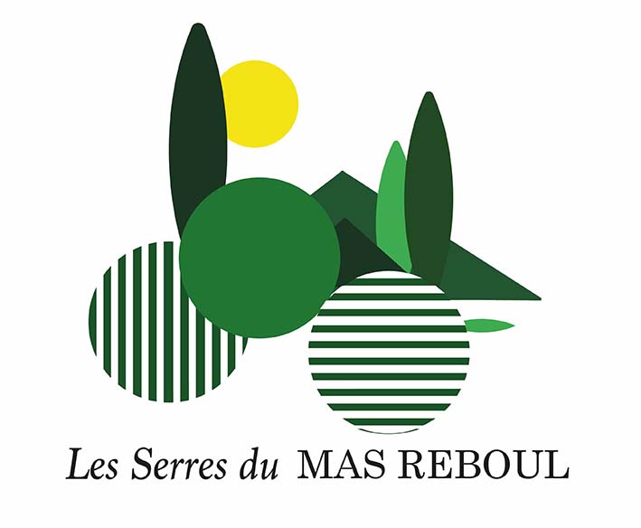 Refonte logo Les Serres du MAS REBOUL