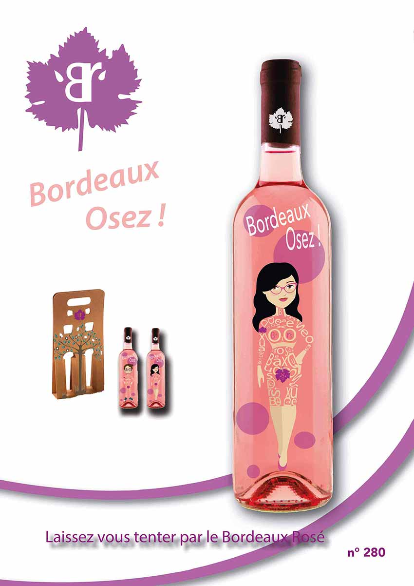 Bordeaux Rosé Habillage et Packaging